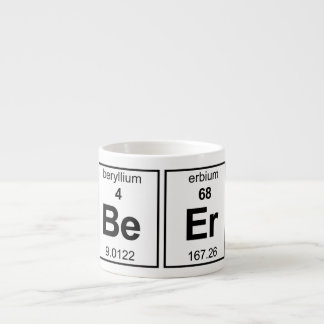 Xícara De Espresso Mesa periódica da cerveja