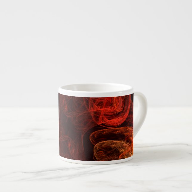 Xícara De Espresso Metamorfose Abstrato Art Espresso Mug (Frente Esquerda)
