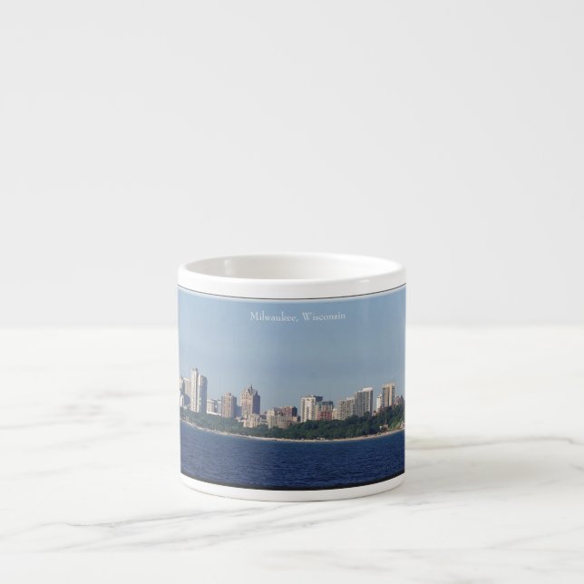Xícara De Espresso Milwaukee Skyline espresso mug (Frente)