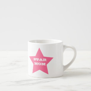 Xícara De Espresso MOM de Dia de as mães STAR  Estrela Rosa Espresso