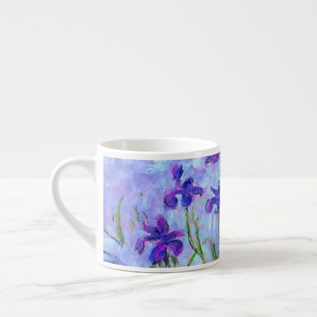 Xícara De Espresso Monet Lilac Irises (Esquerda)