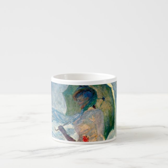 Xícara De Espresso Monet Woman com Parasol à esquerda (Frente)