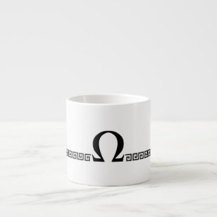 Xícara De Espresso Monograma grego