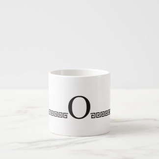 Xícara De Espresso Monograma grego