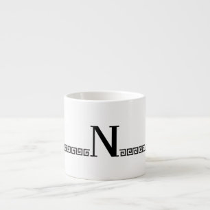Xícara De Espresso Monograma grego