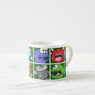 Xícara De Espresso Monstro & Kaiju