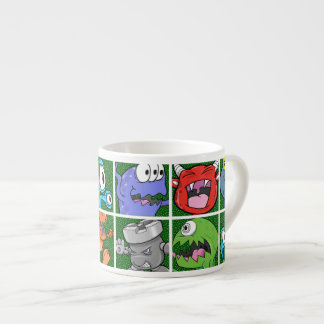 Xícara De Espresso Monstros e Kaiju