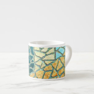 Xícara De Espresso Mosaico da Pintura em Aquaico + suas ideias