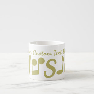 Xícara De Espresso Mudanças personalizadas de MÚSICA