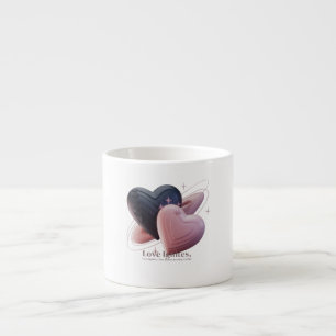 Xícara De Espresso Mug de Conexão de Amor Cósmico