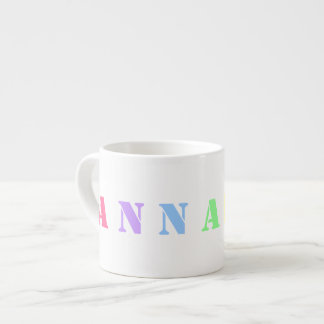 Xícara De Espresso Mug de Criança de NOME Personalizado - 7 letras