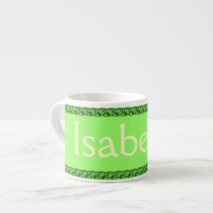 Xícara De Espresso Mug do Filho do NOME Personalizado