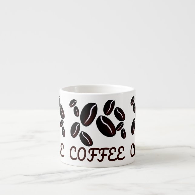 Xícara De Espresso Mug Especialmente De Feijão De Café (Frente)