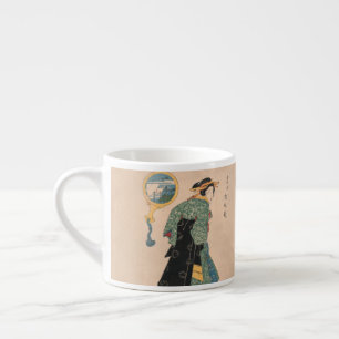Xícara De Espresso Mulher Kimono japonesa: Ukiyo-e Woodblock Impressã