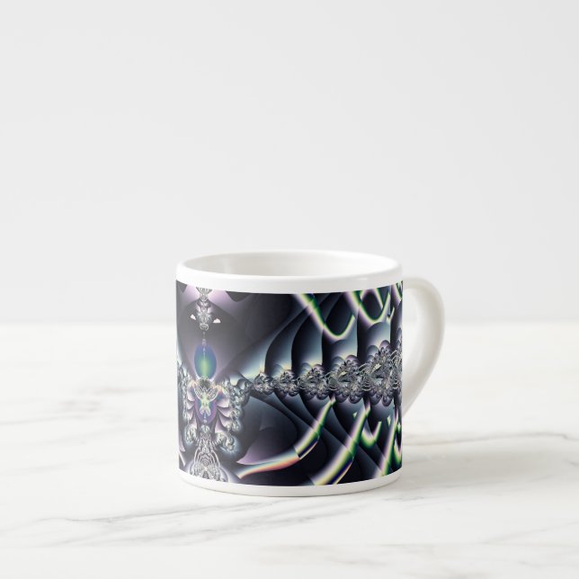 Xícara De Espresso Mundo Roxo (Frente Esquerda)