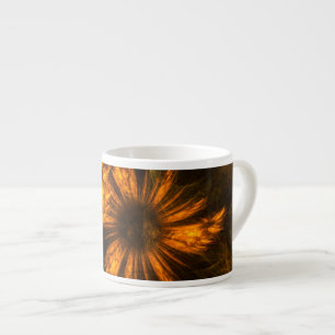 Xícara De Espresso Mystique Garden Abstrato Art Espresso Mug