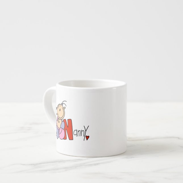 Xícara De Espresso N é para Babá (Frente Esquerda)