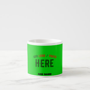 XÍCARA DE ESPRESSO NA MODA MODERNO PERSONALIZADO VERDE LIMÃO VERIFICA