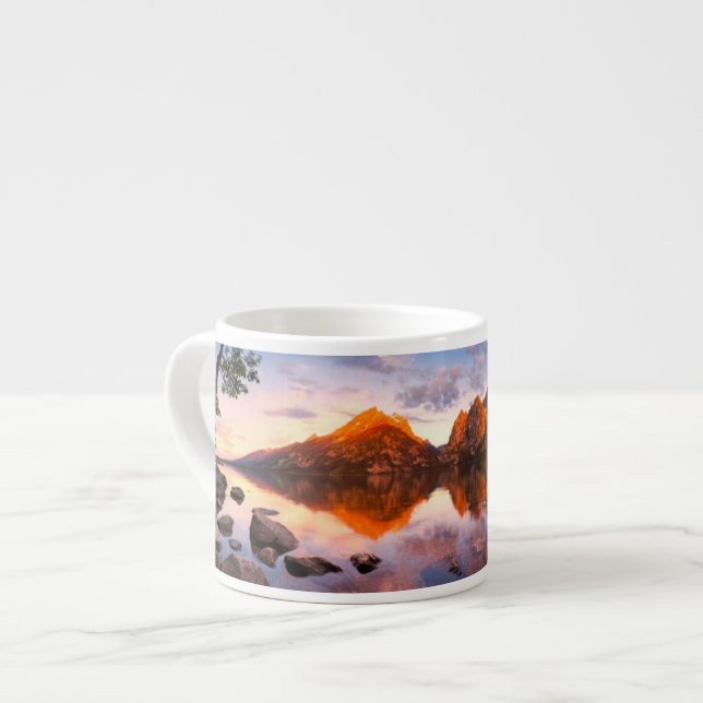 Xícara De Espresso Nascer do sol (Frente Esquerda)