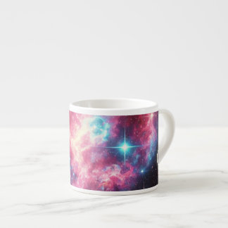 Xícara De Espresso Nebulosa Cósmica - Design de Galáxia