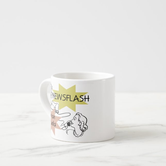 Xícara De Espresso Newsflash Eu sou uma Abuela Gifts (Frente Esquerda)