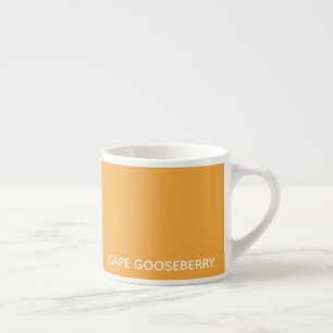 Xícara De Espresso Nome amarelo de Cape Gooseberry