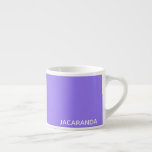Xícara De Espresso Nome de cor púrpura Jacaranda<br><div class="desc">Nome de cor púrpura Jacaranda</div>