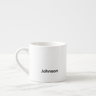 Xícara De Espresso Nome Personalizado