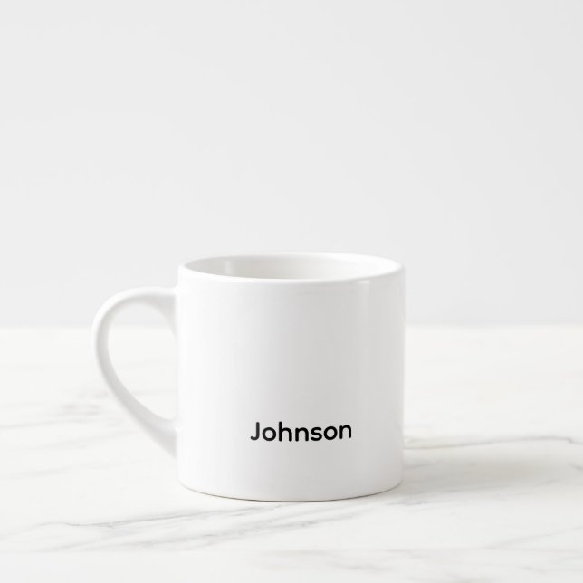Xícara De Espresso Nome Personalizado (Esquerda)