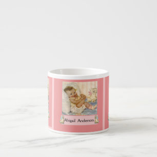 Xícara De Espresso Nova Cama de Bebê Personalizada