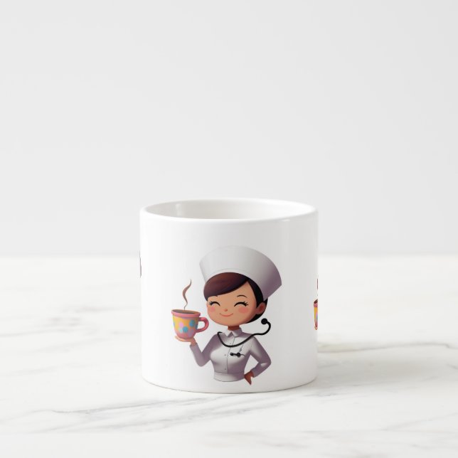 Xícara De Espresso Nurse Coffee Mug (Frente)