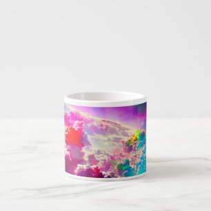 Xícara De Espresso nuvens celestiais