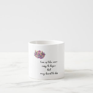 Xícara De Espresso o amor é duro de parar o Specialty Mug