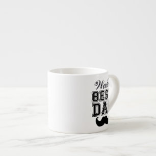 Xícara De Espresso O melhor pai do mundo com bigode