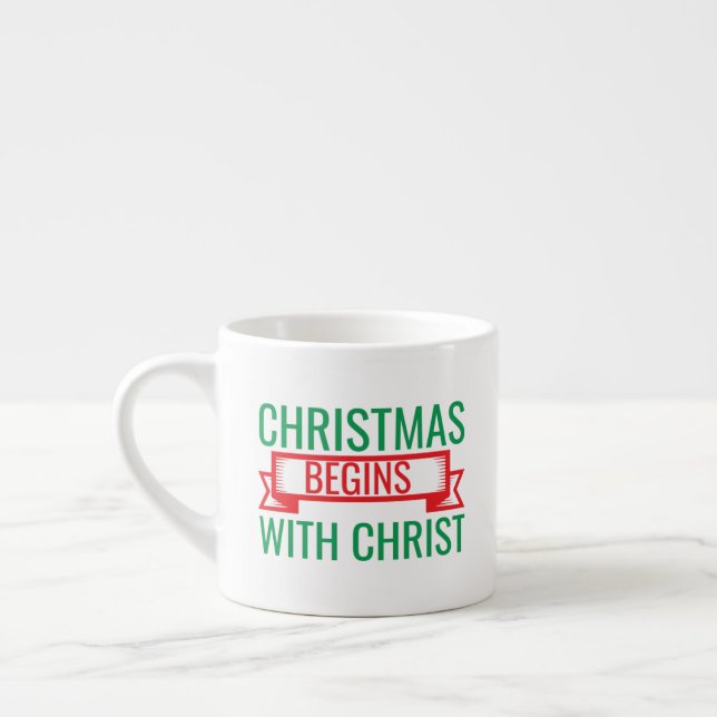 Xícara De Espresso o natal começa com cristo-15523 (Esquerda)