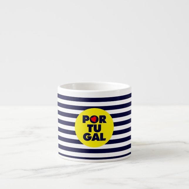 Xícara De Espresso O sol português (Frente)