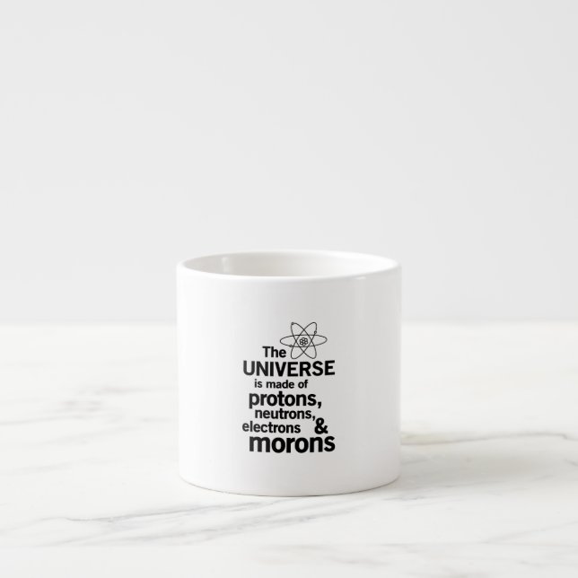Xícara De Espresso O universo e os parvos (Frente)