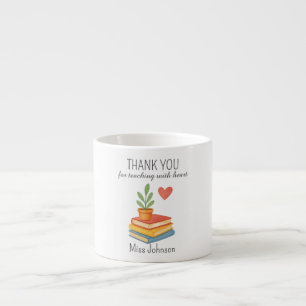 Xícara De Espresso Obrigado Professora - Presente De Apreciação Coraj