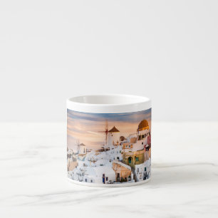 Xícara De Espresso Oia Santorini