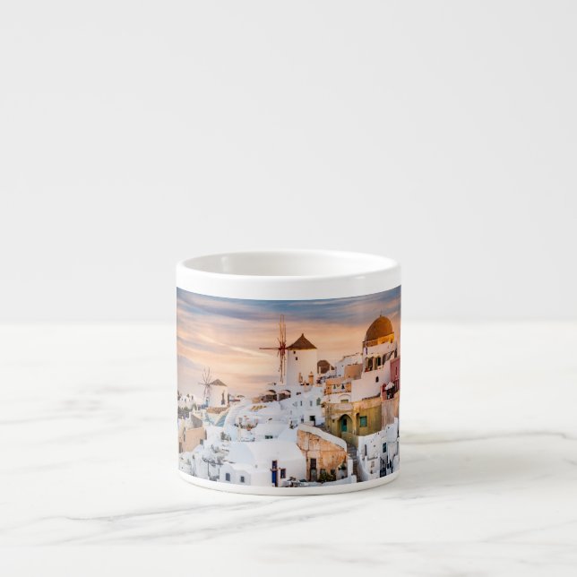 Xícara De Espresso Oia Santorini (Frente)