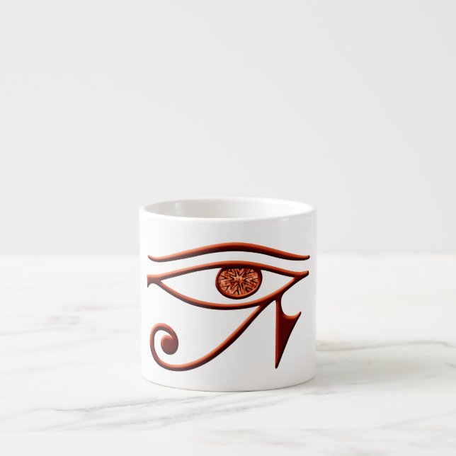 Xícara De Espresso Olho Fiery De Horus Espresso Mug (Frente)