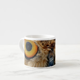 Xícara De Espresso Olhos das corujas