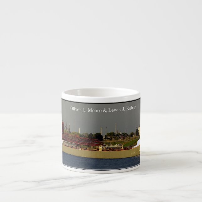 Xícara De Espresso Olive L. Moore & Lewis J. Kuber espresso mug (Frente)