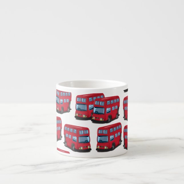 Xícara De Espresso Ônibus de Londres (Frente)