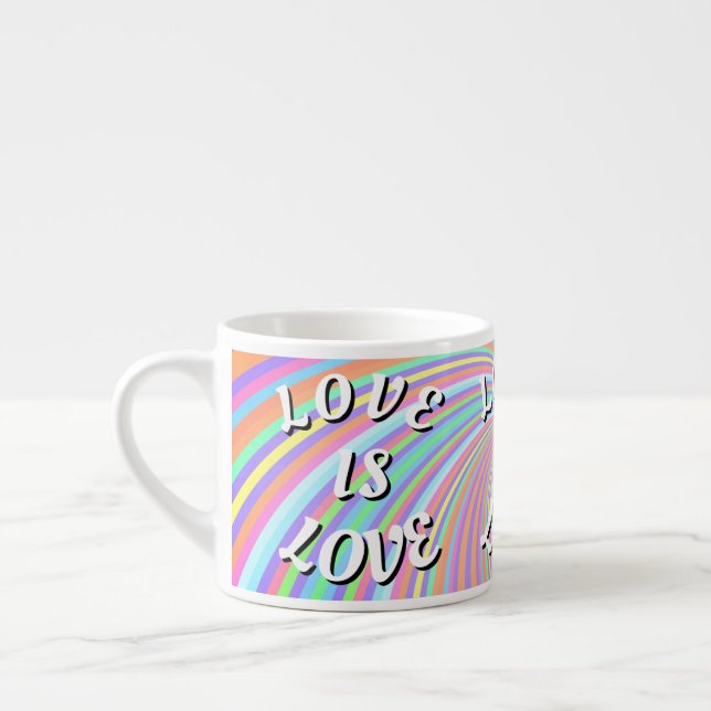 Xícara De Espresso Orgulho Amor é Amor  (Esquerda)