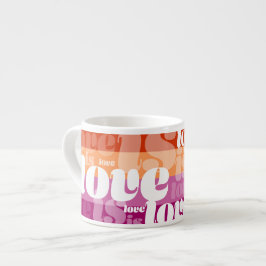 Xícara De Espresso Orgulho Lésbico O Amor é Amor é Amor