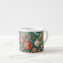 Xícara De Espresso Ornamentos de Férias