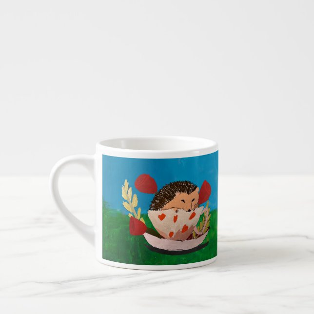 Xícara De Espresso ouriço bebê (Esquerda)