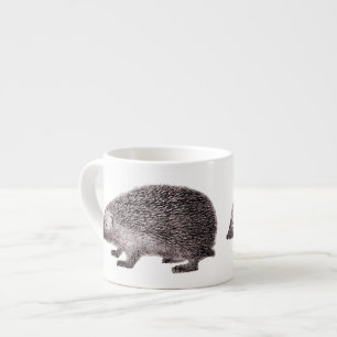 Xícara De Espresso Ouriço pequeno adorável Hedgie do impressão ant