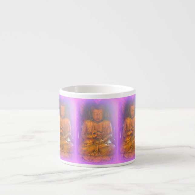 Xícara De Espresso ouriço roxo espresso mug (Frente)